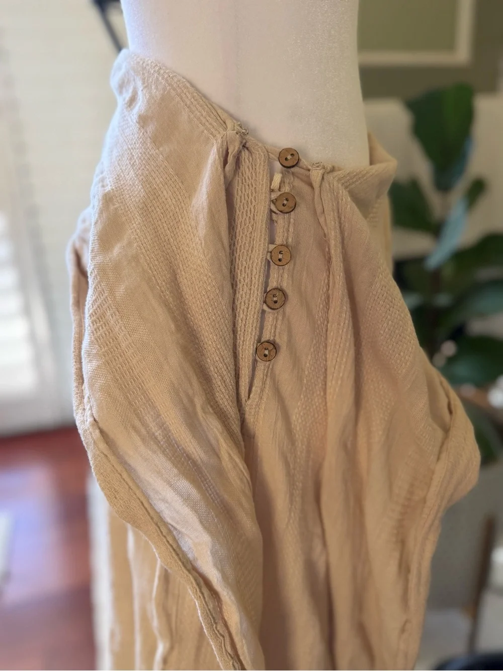 Free People flowing beige